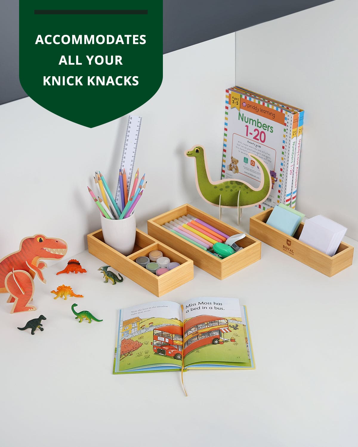 Storage Box Set of 3, Natural, photo 6 of 8
