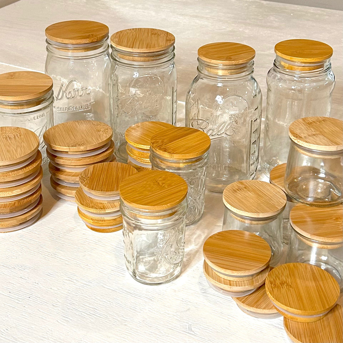 Bamboo Mason Jar Lids, photo 2 of 8