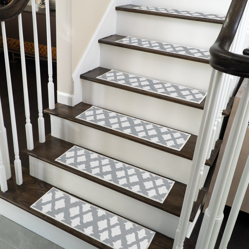 New Age Floral Design 9" X 28" Stair Treads