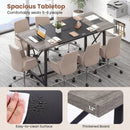 6FT Conference Table with Power Outlets Seats 6-8 People for Office by LJGDeals