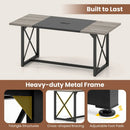 6FT Conference Table with Power Outlets Seats 6-8 People for Office by DirectDeals