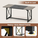 6FT Conference Table with Power Outlets Seats 6-8 People for Office by LJGDeals