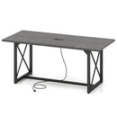 6FT Conference Table with Power Outlets Seats 6-8 People for Office by LJGDeals