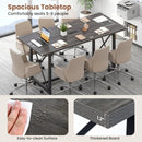 6FT Conference Table with Power Outlets Seats 6-8 People for Office by LJGDeals