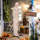 6FT Halloween Animated Standing Mummy with LED Red Glowing Eyes by LJGDeals