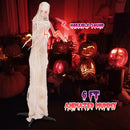 6FT Halloween Animated Standing Mummy with LED Red Glowing Eyes by LJGDeals