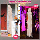 6FT Halloween Animated Standing Mummy with LED Red Glowing Eyes by LJGDeals