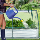 6 x 3 x 3 Feet Galvanized Raised Garden Bed with Greenhouse by LJGDeals