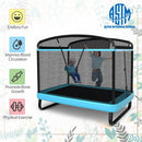 6 Feet Kids Entertaining Trampoline with Swing Safety Fence