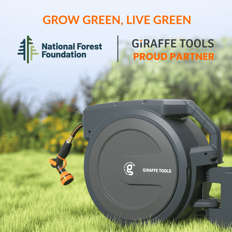 Retractable Garden Hose Reel-1/2in-155ft