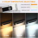STLA07 6 Pack 12V Low Voltage 3CCT 2700K/4000K/6000K LED Aluminum Step Lights Outdoor, 2.5W Accent Lighting Fixtures