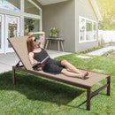 6-Position Chaise Lounge Chairs with Rustproof Aluminium Frame by LJGDeals