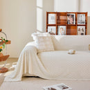 Thick Plush Non-Slip Sofa Throw Cover, Warm Soft Faux Fur Couch Protector for Winter