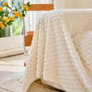Thick Plush Non-Slip Sofa Throw Cover, Warm Soft Faux Fur Couch Protector for Winter by Slipcover KAS™