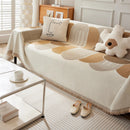 Soft Chenille Tassel Trim Sectional Sofa Protector Couch Covers for Cats Cozy Blanket Sofa Throws by Slipcover KAS™
