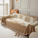 Soft Chenille Tassel Trim Sectional Sofa Protector Couch Covers for Cats Cozy Blanket Sofa Throws by Slipcover KAS™