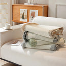 Soft Chenille Tassel Trim Sectional Sofa Protector Couch Covers for Cats Cozy Blanket Sofa Throws by Slipcover KAS™
