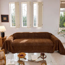 Chenille Sofa Cover Throw Couch Cover Blanket, Soft Slipcover Alternative for Pets