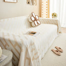 Fashion Chenille Couch Cover Blanket, Couch Non Slip Covers for Sectionals, Pet Friendly Couch Covers