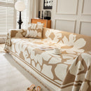Chenille Floral Soft Thick Reversible Blanket Covers for Couch, Couch Protector Blanket Cover Sofa