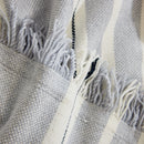 Striped Chenille Sofa Slipcover Throw, Soft Thick Washable Couch Cover Blanket
