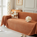 Herringbone Oversized Chenille Couch Throw Cover Sofa Slipcovers Couch Covers for Sectional Couches