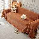 Herringbone Oversized Chenille Couch Throw Cover Sofa Slipcovers Couch Covers for Sectional Couches