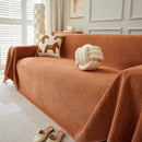 Herringbone Oversized Chenille Couch Throw Cover Sofa Slipcovers Couch Covers for Sectional Couches