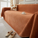 Herringbone Oversized Chenille Couch Throw Cover Sofa Slipcovers Couch Covers for Sectional Couches