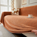 Herringbone Oversized Chenille Couch Throw Cover Sofa Slipcovers Couch Covers for Sectional Couches