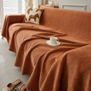 Herringbone Oversized Chenille Couch Throw Cover Sofa Slipcovers Couch Covers for Sectional Couches