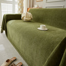 Herringbone Oversized Chenille Couch Throw Cover Sofa Slipcovers Couch Covers for Sectional Couches