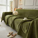 Herringbone Oversized Chenille Couch Throw Cover Sofa Slipcovers Couch Covers for Sectional Couches