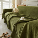 Herringbone Oversized Chenille Couch Throw Cover Sofa Slipcovers Couch Covers for Sectional Couches