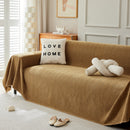 Herringbone Oversized Chenille Couch Throw Cover Sofa Slipcovers Couch Covers for Sectional Couches