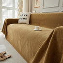 Herringbone Oversized Chenille Couch Throw Cover Sofa Slipcovers Couch Covers for Sectional Couches