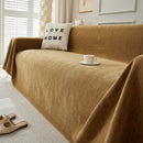 Herringbone Oversized Chenille Couch Throw Cover Sofa Slipcovers Couch Covers for Sectional Couches