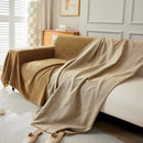 Herringbone Oversized Chenille Couch Throw Cover Sofa Slipcovers Couch Covers for Sectional Couches