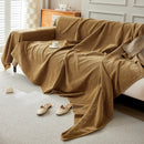 Herringbone Oversized Chenille Couch Throw Cover Sofa Slipcovers Couch Covers for Sectional Couches