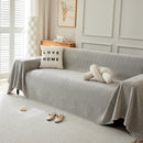 Herringbone Oversized Chenille Couch Throw Cover Sofa Slipcovers Couch Covers for Sectional Couches