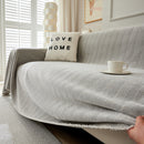 Herringbone Oversized Chenille Couch Throw Cover Sofa Slipcovers Couch Covers for Sectional Couches