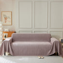 Herringbone Oversized Chenille Couch Throw Cover Sofa Slipcovers Couch Covers for Sectional Couches