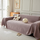 Herringbone Oversized Chenille Couch Throw Cover Sofa Slipcovers Couch Covers for Sectional Couches