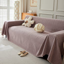 Herringbone Oversized Chenille Couch Throw Cover Sofa Slipcovers Couch Covers for Sectional Couches