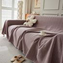 Herringbone Oversized Chenille Couch Throw Cover Sofa Slipcovers Couch Covers for Sectional Couches