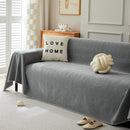 Herringbone Oversized Chenille Couch Throw Cover Sofa Slipcovers Couch Covers for Sectional Couches