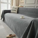 Herringbone Oversized Chenille Couch Throw Cover Sofa Slipcovers Couch Covers for Sectional Couches
