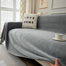 Herringbone Oversized Chenille Couch Throw Cover Sofa Slipcovers Couch Covers for Sectional Couches