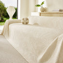 Tropical Botanical Leaf Texture Furniture Protector Blanket Soft Breathable Sofa Cover