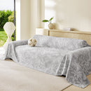 Tropical Botanical Leaf Texture Furniture Protector Blanket Soft Breathable Sofa Cover